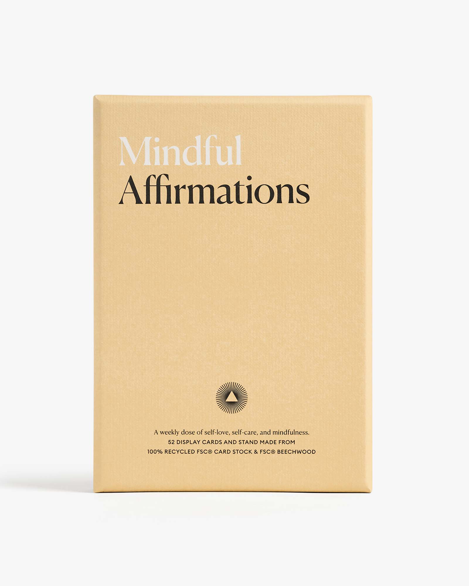Weekly Self-Love Affirmation Cards with Stand