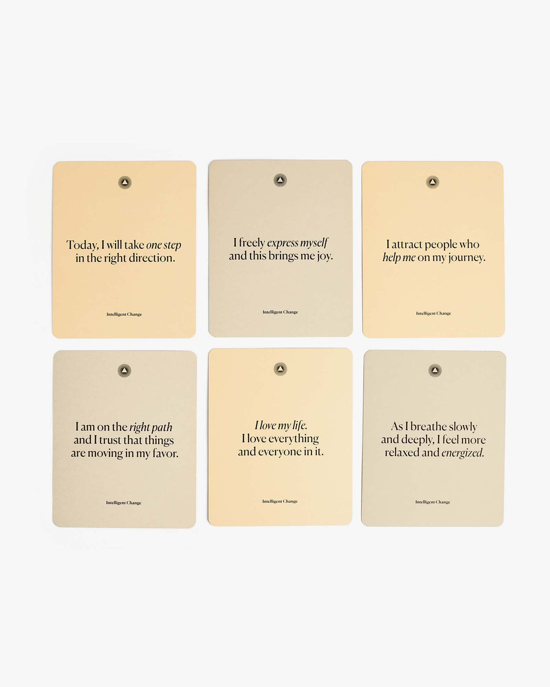 Weekly Self-Love Affirmation Cards with Stand