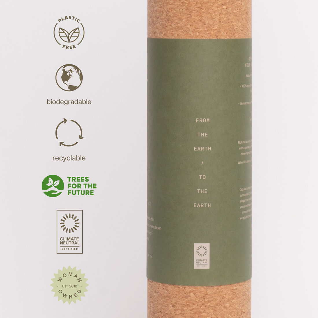 Ananday Cork Yoga Mat
