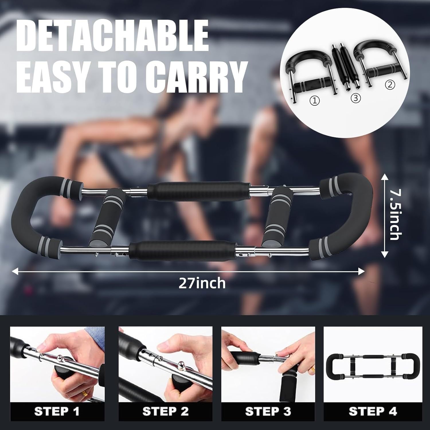 Adjustable U-Shaped Chest & Arm Trainer