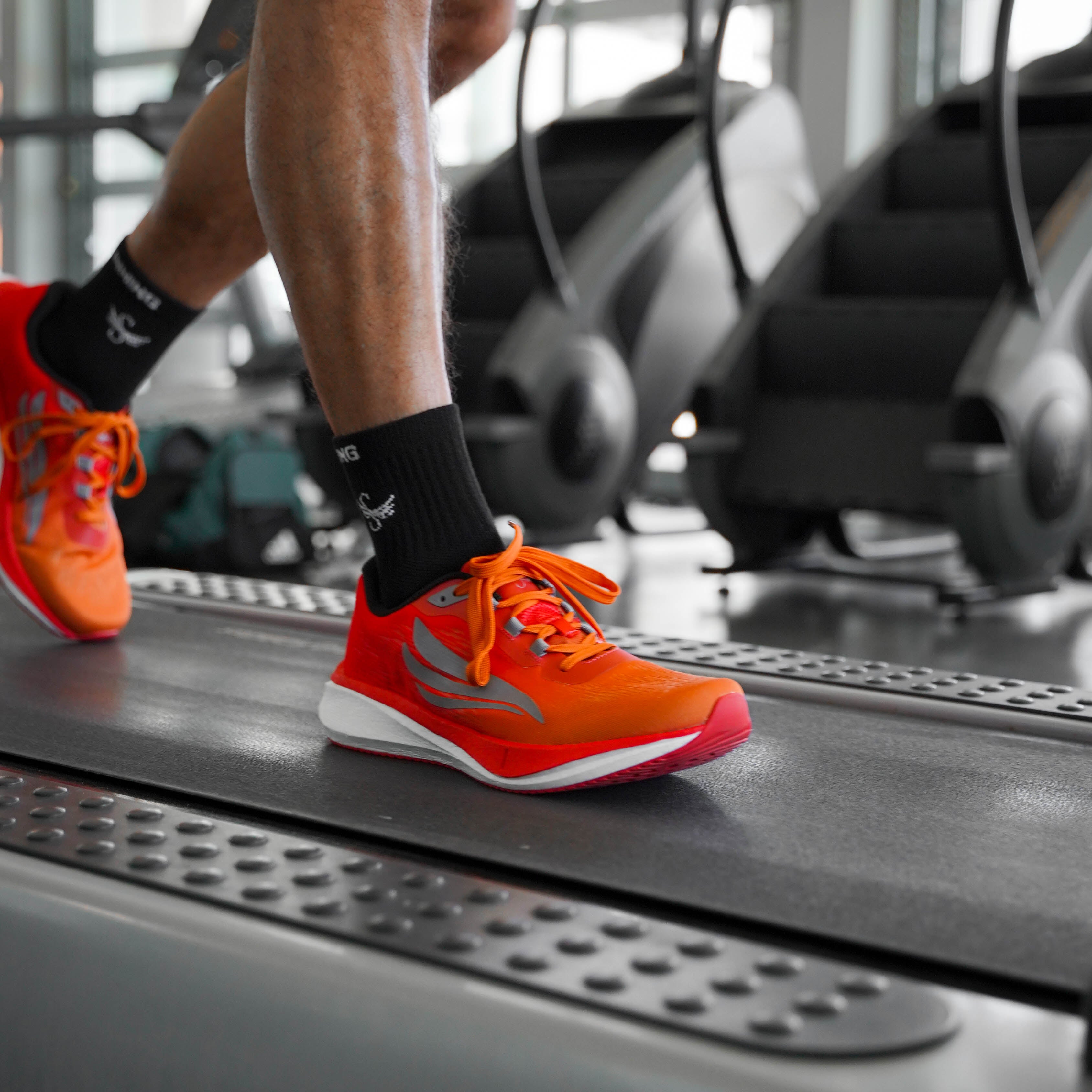 HORUS Men's Orange Athletic Shoes