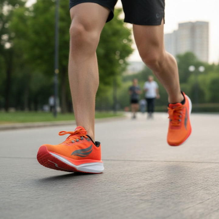 HORUS Men's Orange Athletic Shoes