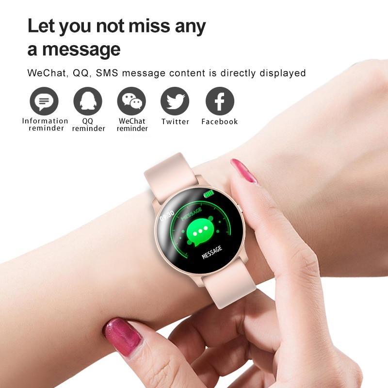 Women's Waterproof Smartwatch Fitness Tracker