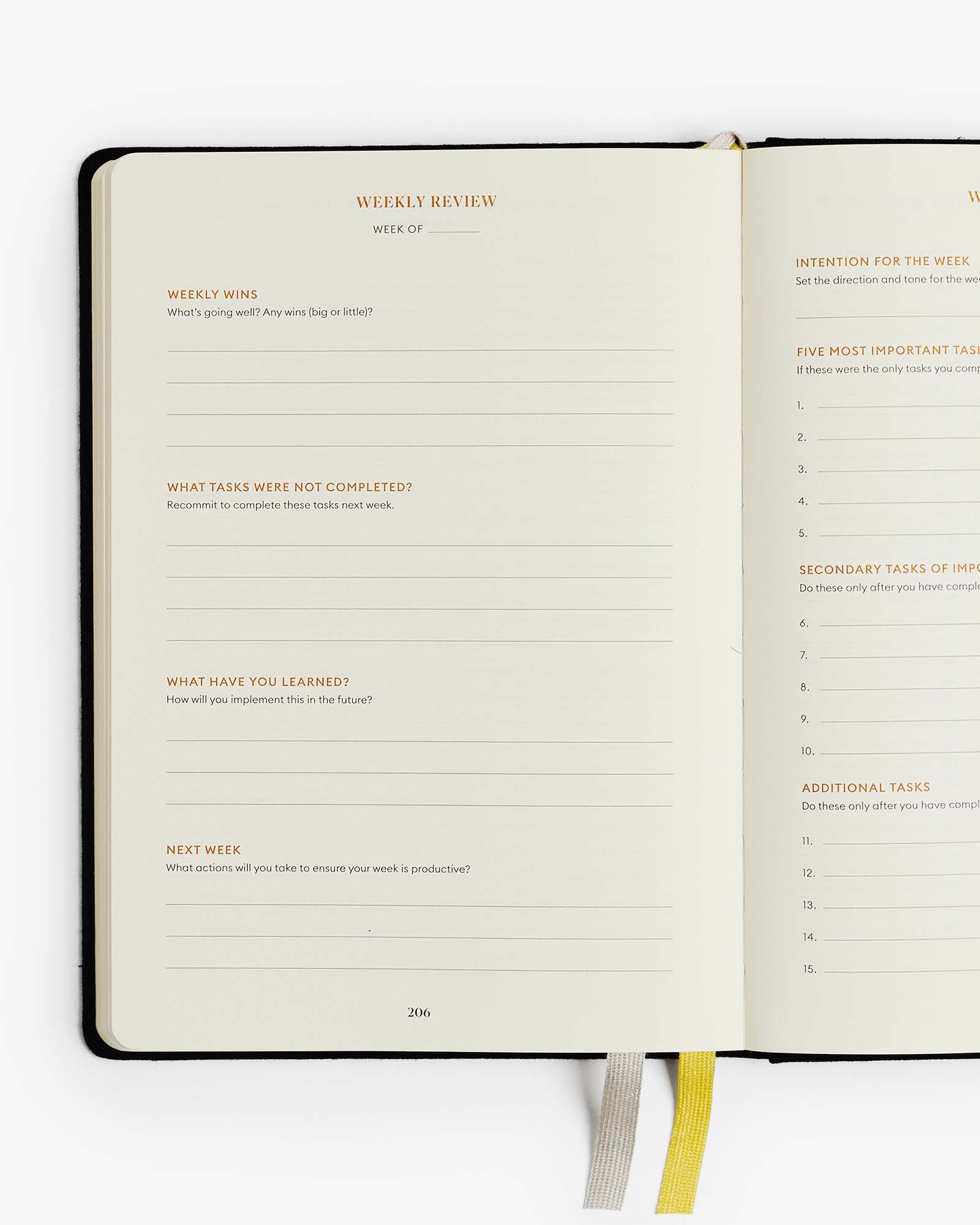 Productivity Planner - Black