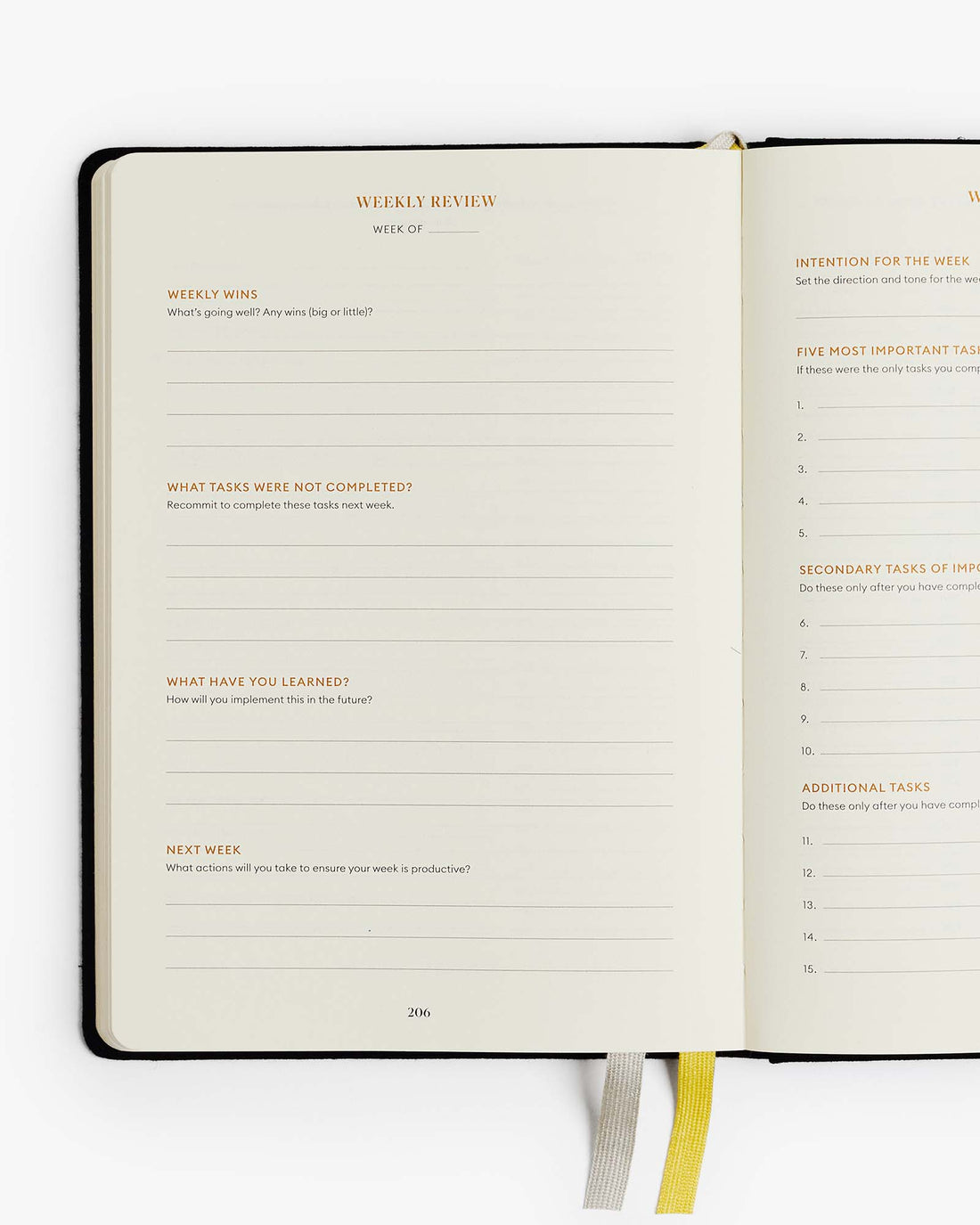 Productivity Planner - Black