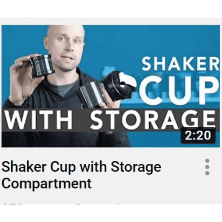 PLUS Shaker Cup, 24oz, Black, CLEARANCE 50% Off (Already discounted)