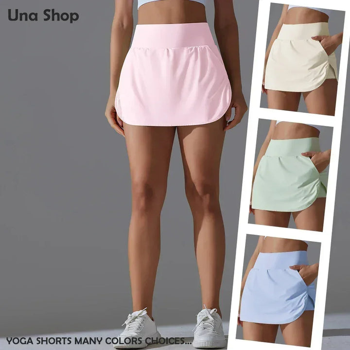 Women's High Waist Pocket Yoga Shorts