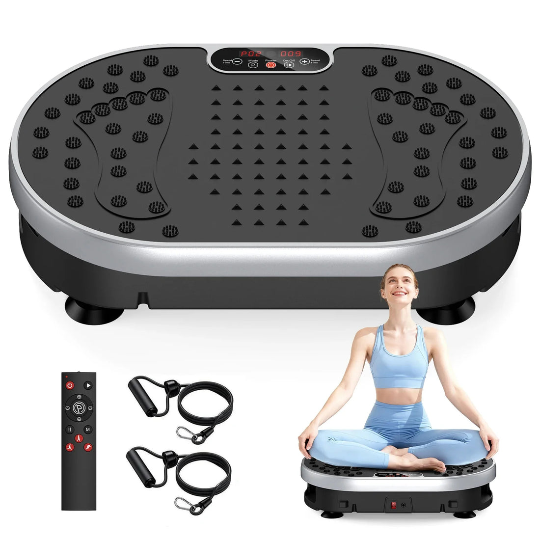 Vibration Plate Exercise Machine with 9 Programs