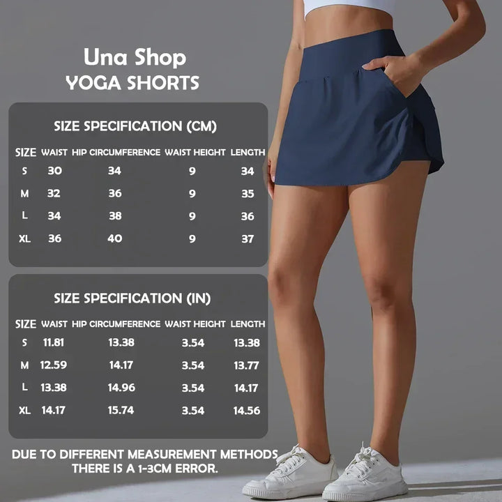 Women's High Waist Pocket Yoga Shorts