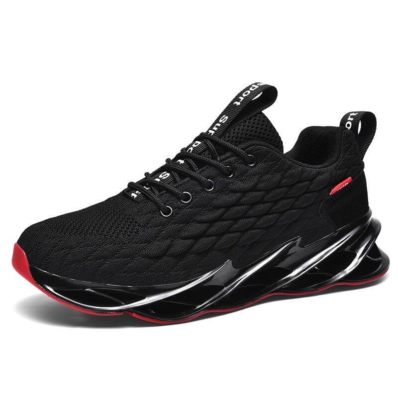 Women's Black Slip-On Running & Walking Sneakers