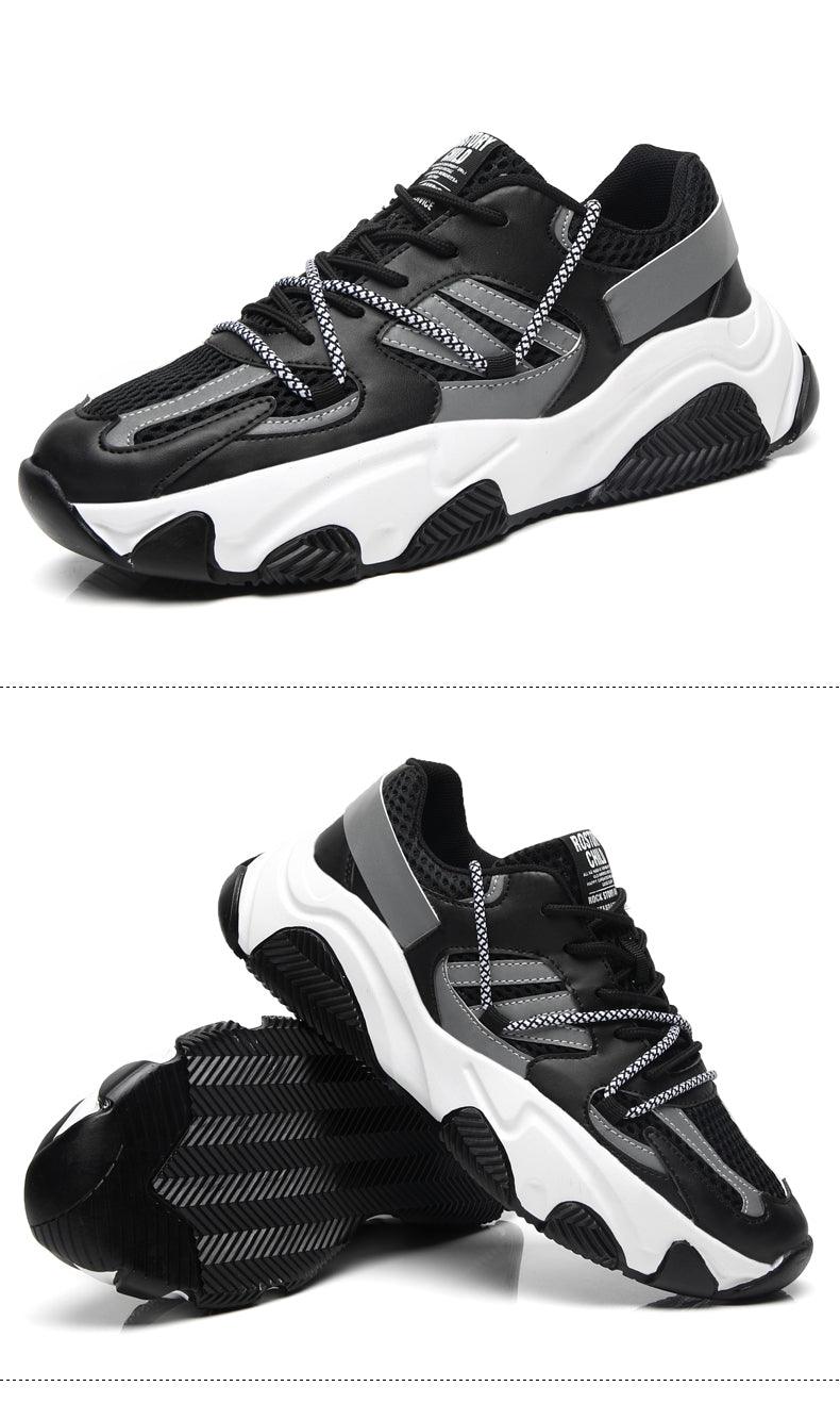 Men's Breathable Mesh Running & Basketball Sneakers
