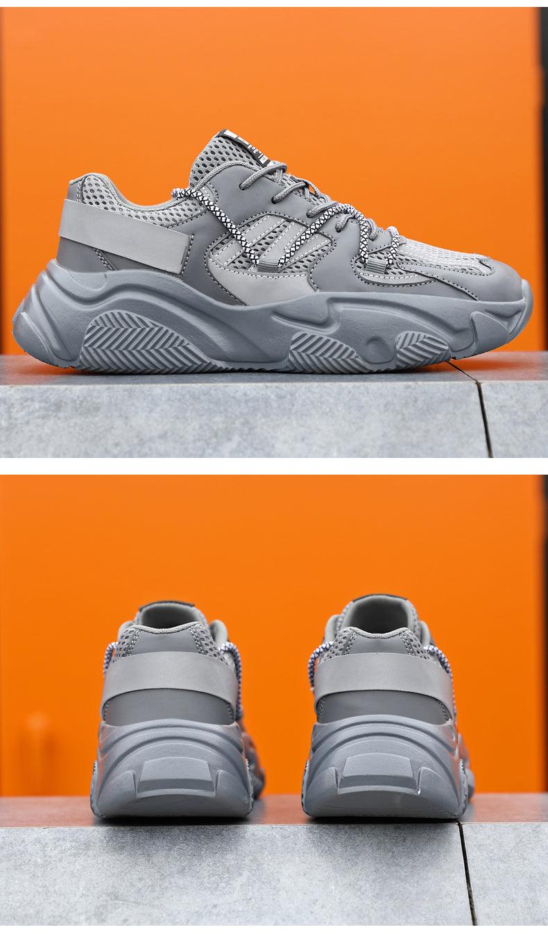 Men's Breathable Mesh Running & Basketball Sneakers