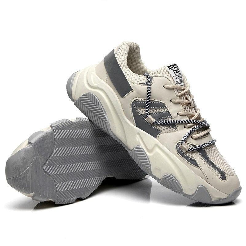 Men's Breathable Mesh Running & Basketball Sneakers
