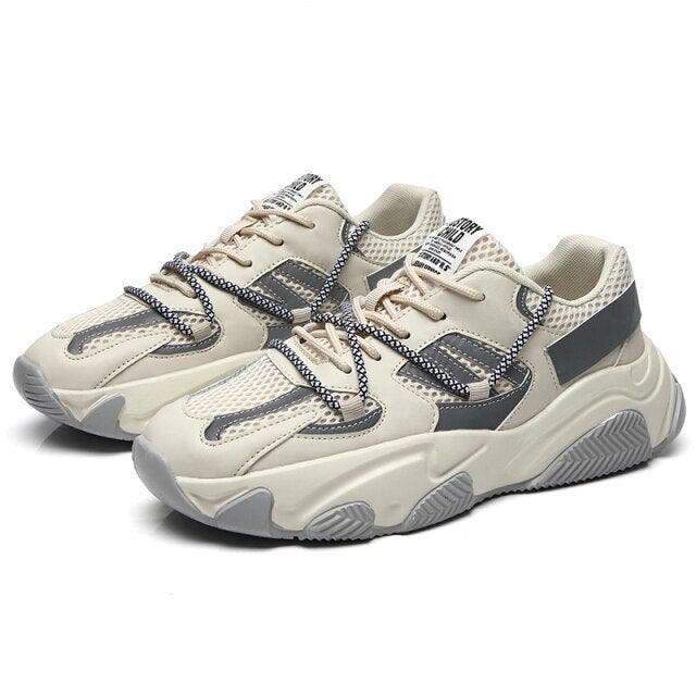 Men's Breathable Mesh Running & Basketball Sneakers