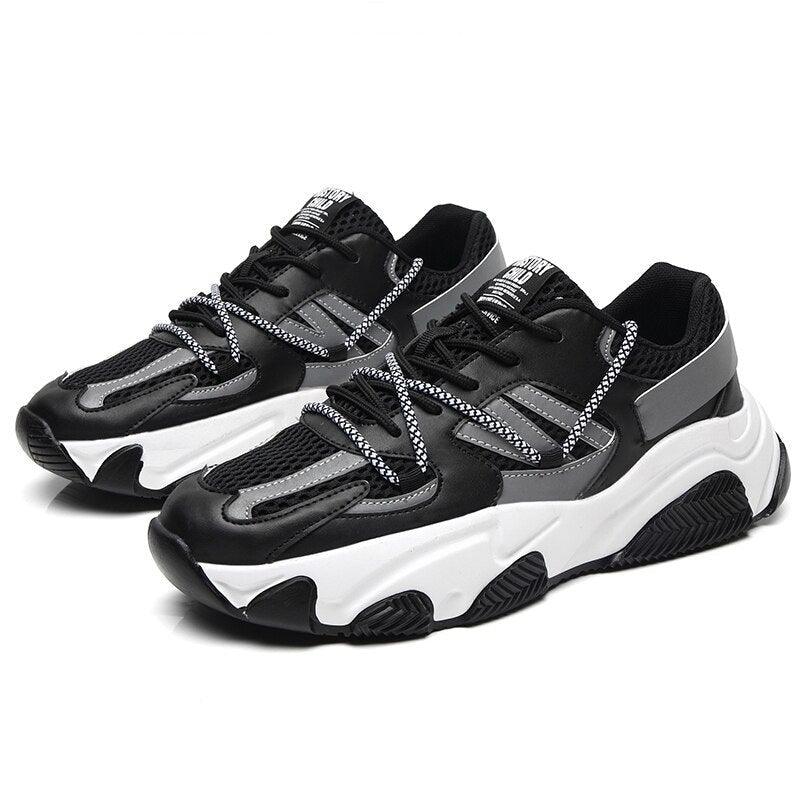 Men's Breathable Mesh Running & Basketball Sneakers