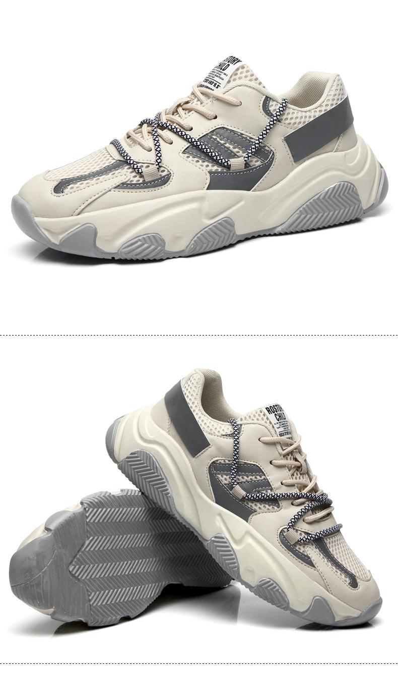 Men's Breathable Mesh Running & Basketball Sneakers