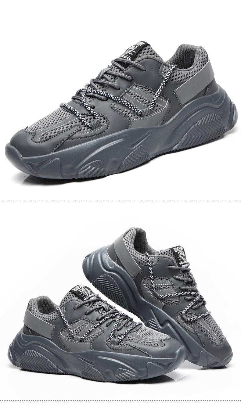 Men's Breathable Mesh Running & Basketball Sneakers