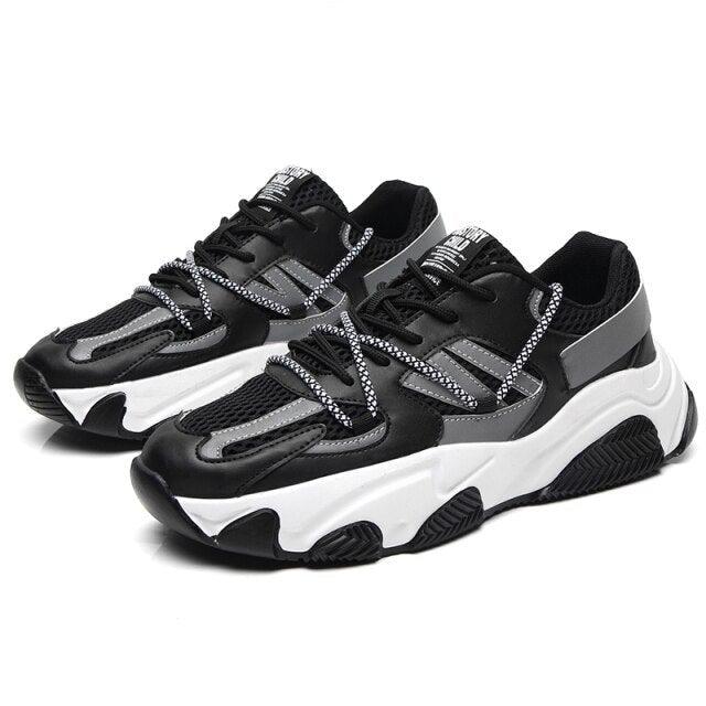 Men's Breathable Mesh Running & Basketball Sneakers