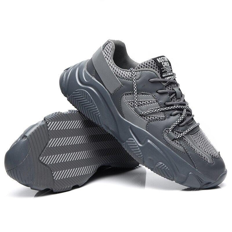 Men's Breathable Mesh Running & Basketball Sneakers