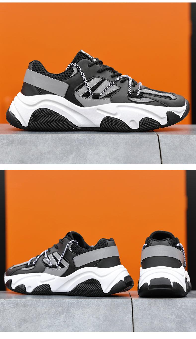 Men's Breathable Mesh Running & Basketball Sneakers